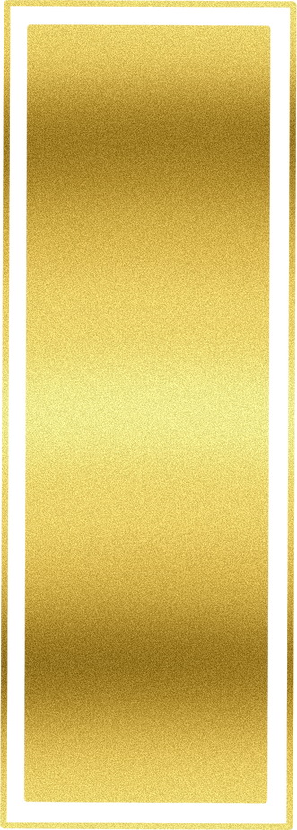 Gold rectangle border frame